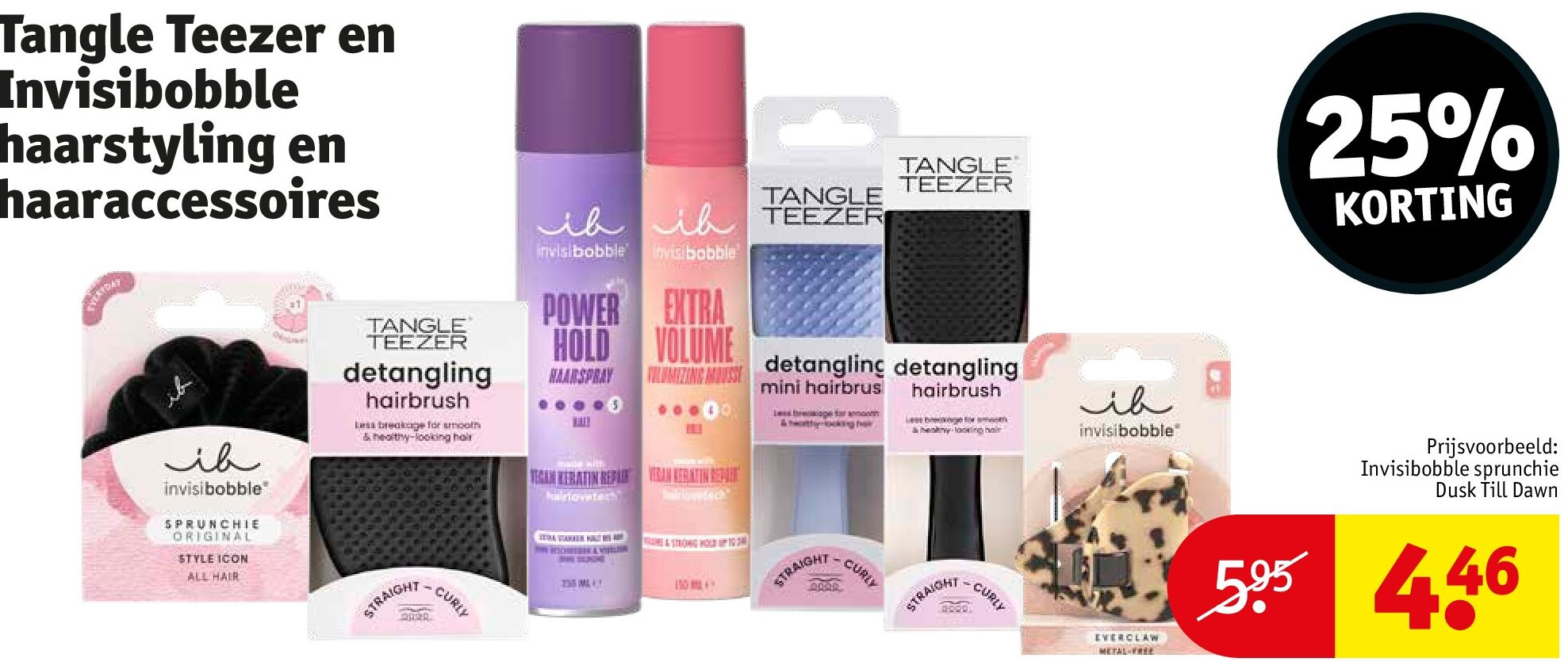Tangle Teezer en Invisibobble haarstyling en haaraccessoires