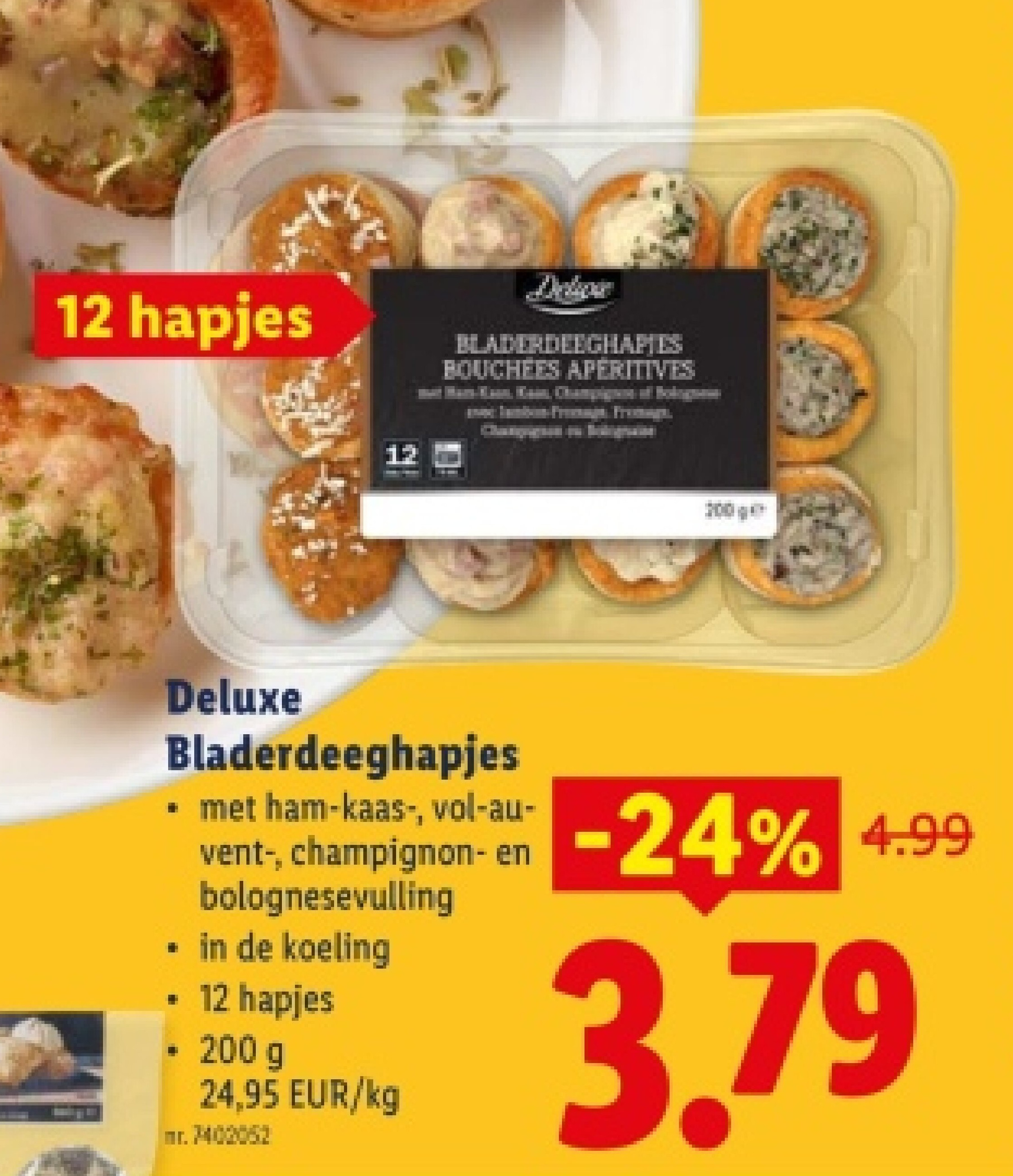 Bladerdeeghapjes
