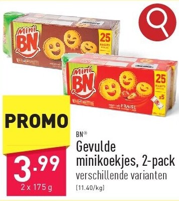 Gevulde minikoekjes, 2-pack