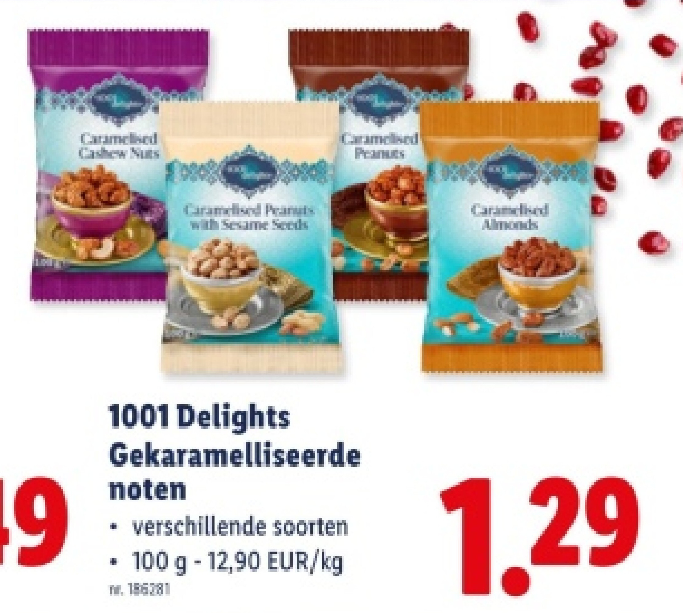 Gekaramelliseerde noten