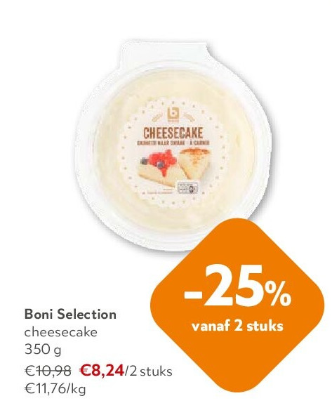 Boni Selection cheesecake 350 g