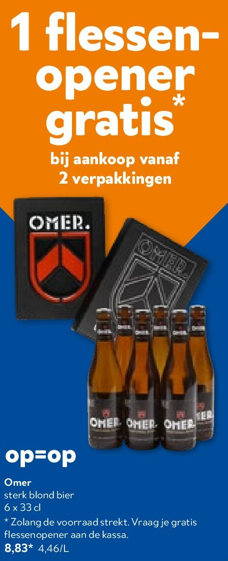 Omer sterk blond bier 6 x 33 cl