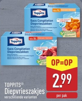Diepvrieszakjes