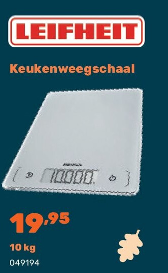 Keukenweegschaal