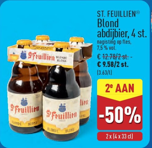 Blond abdijbier, 4st.