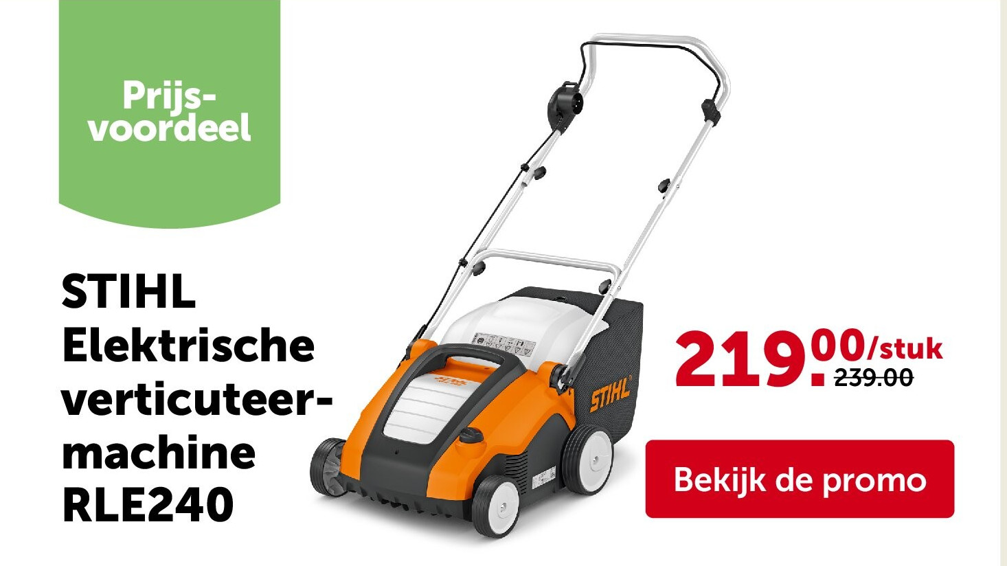 STIHL Elektrische verticuteermachine RLE240