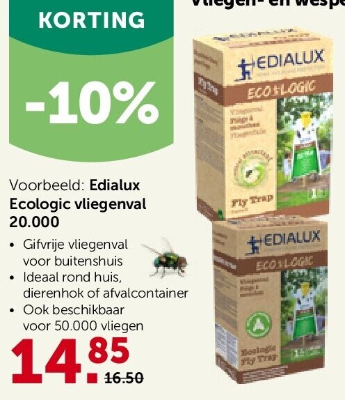 Edialux Ecologic vliegenval
