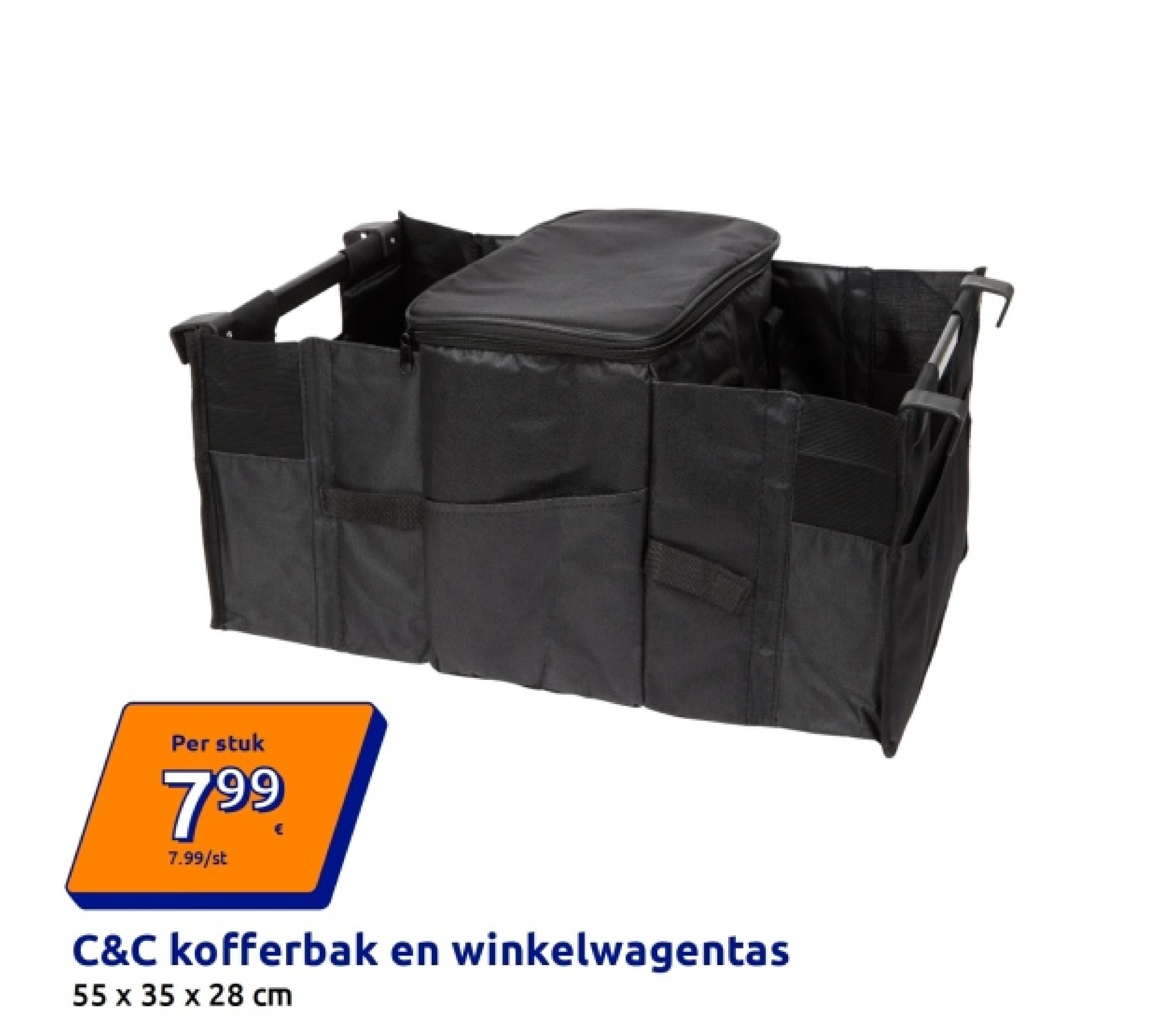 C&C kofferbak en winkelwagentas