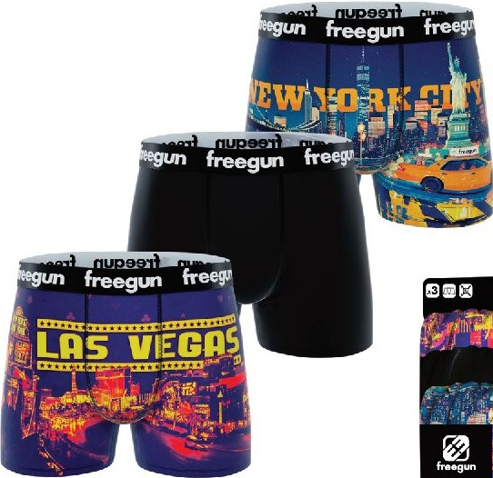 PACK DE 3 BOXERS GARÇON FREEGUN