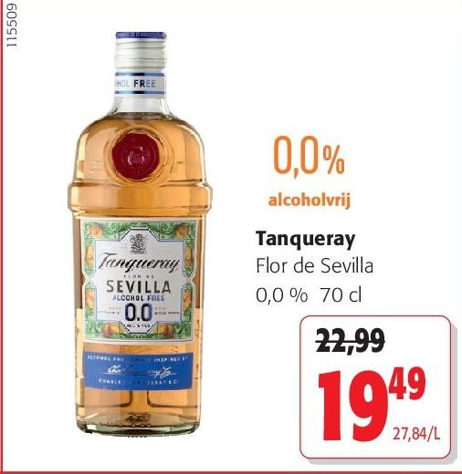 Tanqueray Flor de Sevilla 0,0 % 70 cl