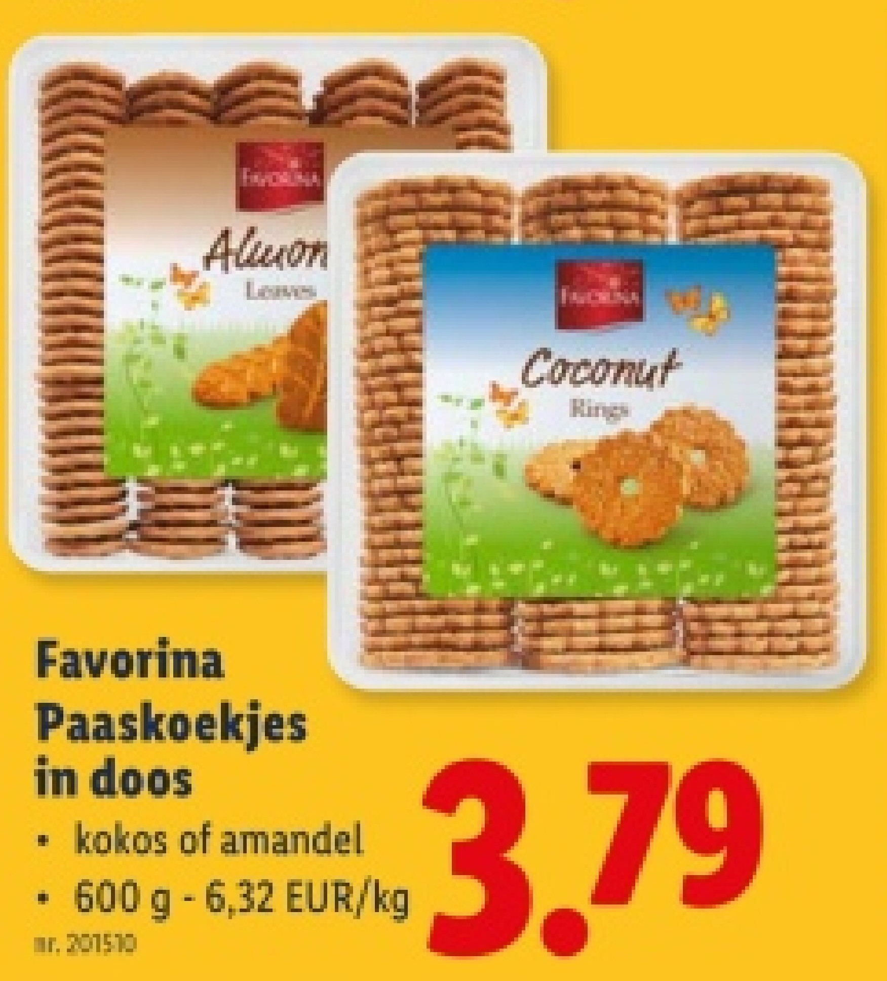 Paaskoekjes in doos