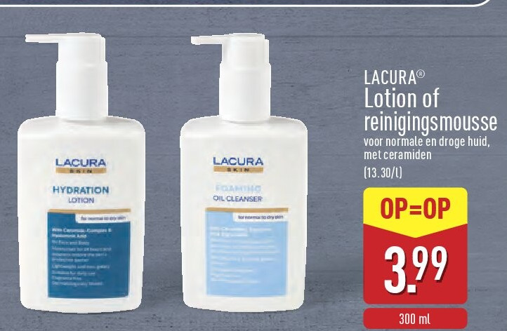 Lotion of reinigingsmousse