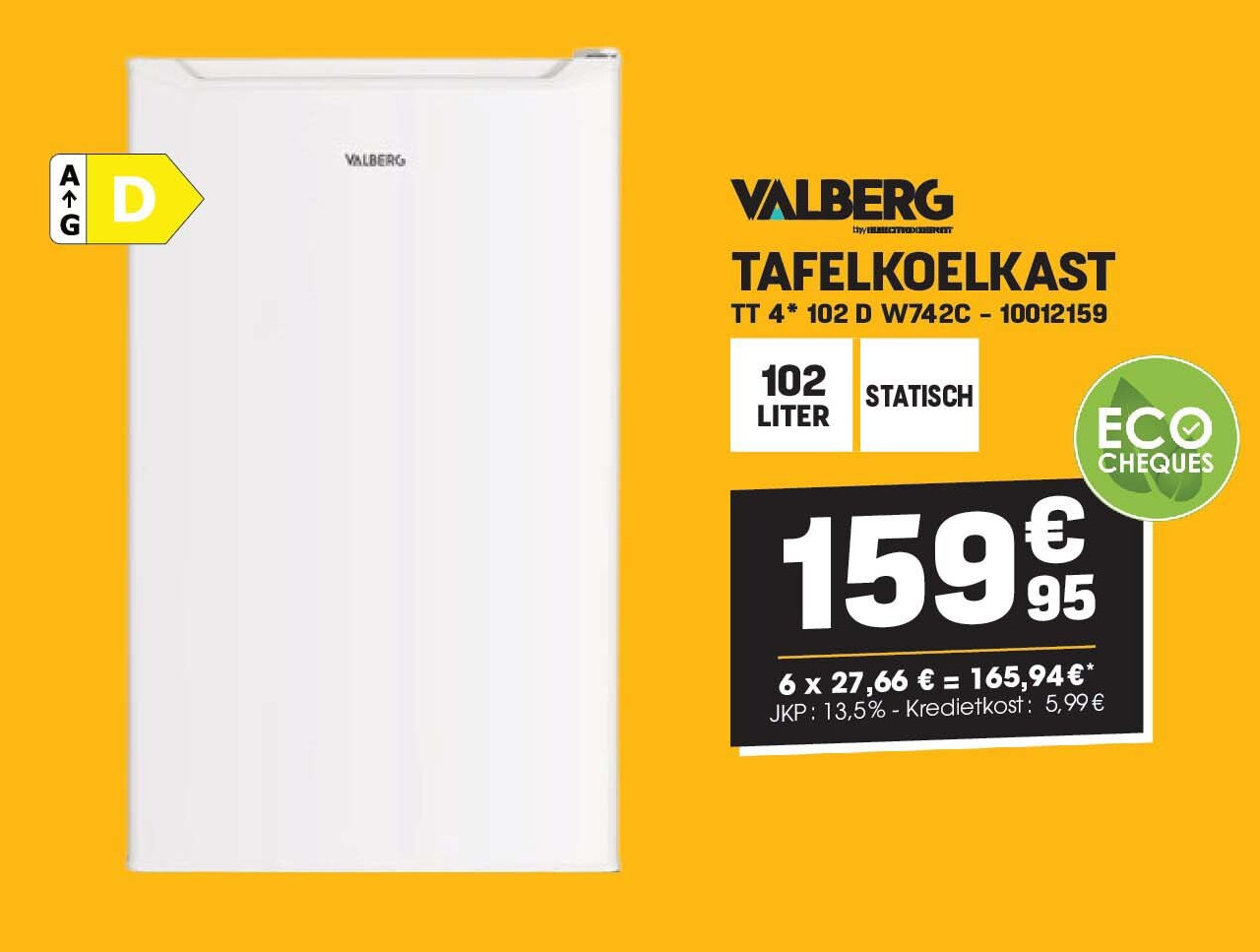 TAFELKOELKAST TT 4* 102 D W742C