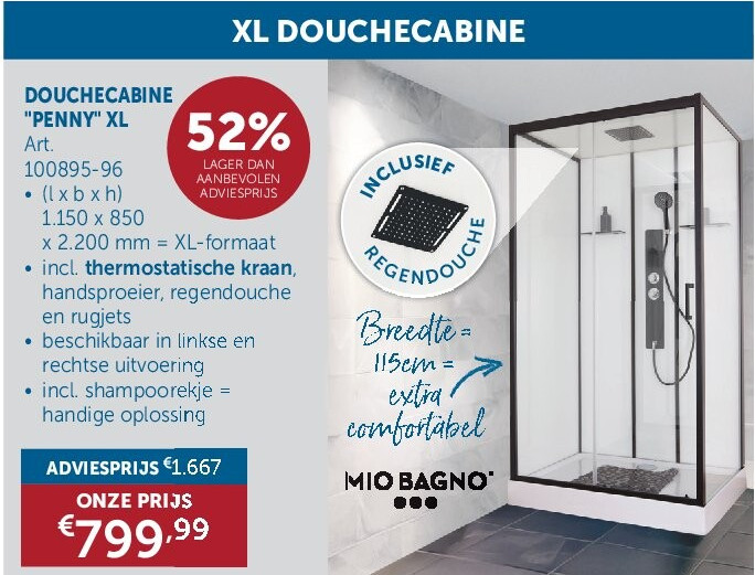 DOUCHECABINE "PENNY" XL