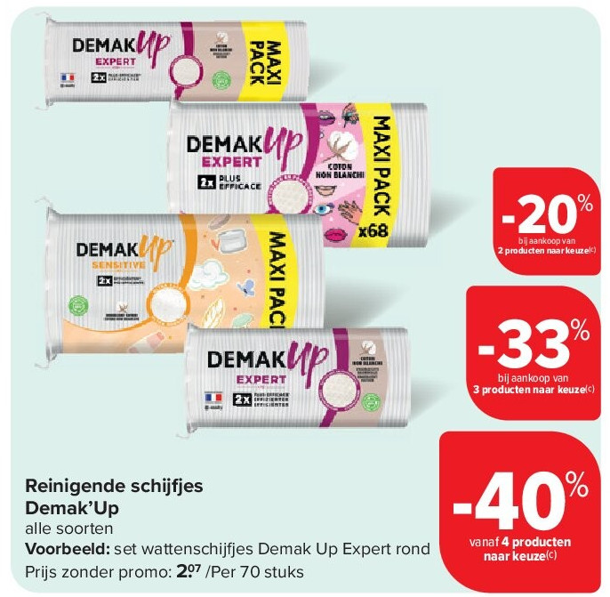 Reinigende schijfjes Demak’Up