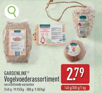 Vogelvoederassortiment