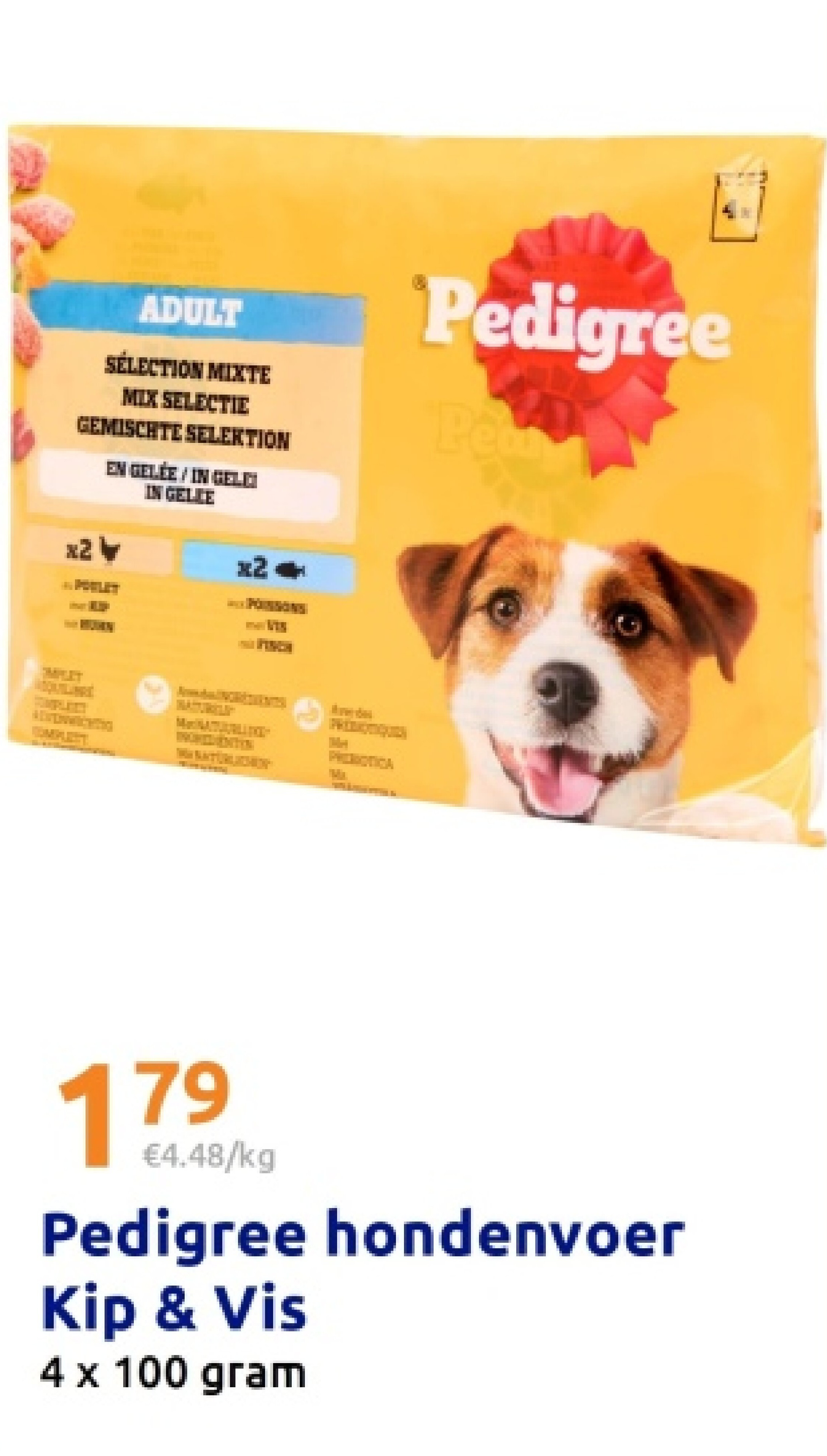 Pedigree hondenvoer Kip & Vis
