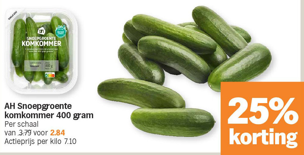 AH Snoepgroente komkommer 400 gram