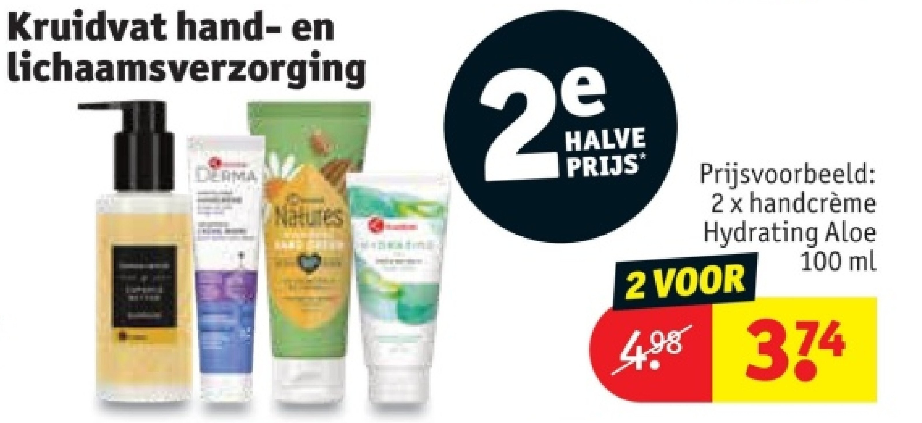 2 x handcrème Hydrating Aloe 100 ml