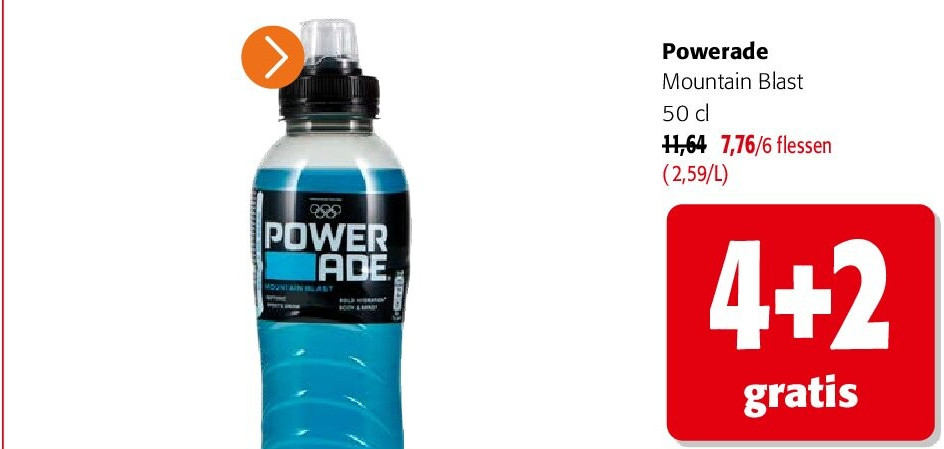 Powerade Mountain Blast 50 cl