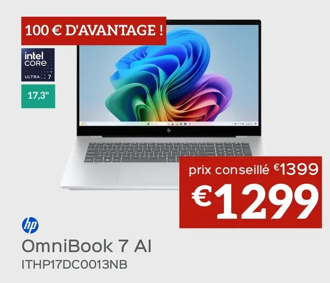Hp OmniBook 7 AI ITHP17DC0013NB