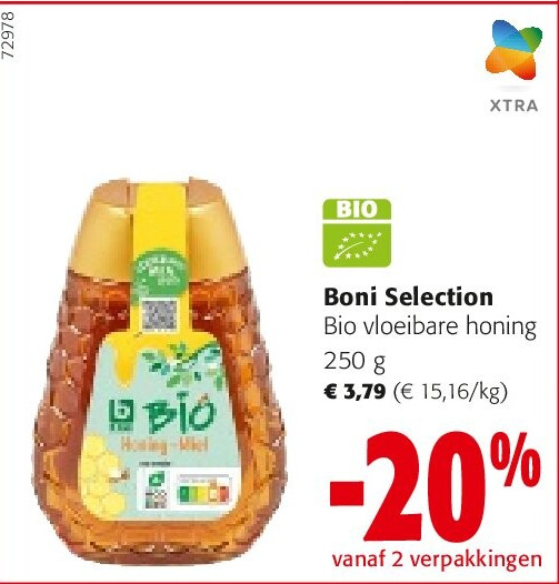 Boni Selection Bio vloeibare honing 250 g
