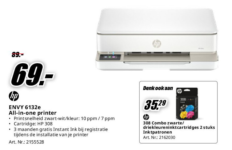 ENVY 6132e All-in-one printer