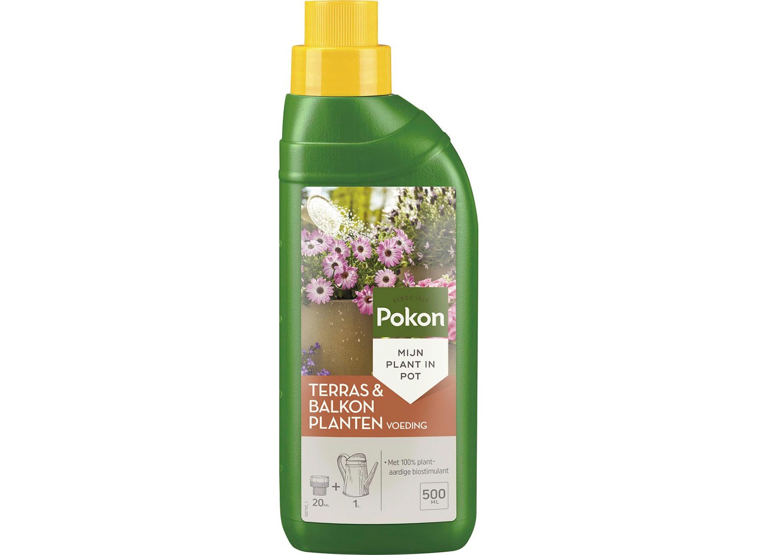 Pokon Terras & Balkon Plantenvoeding - 500 ml - Met Plantaardige Biostimulant