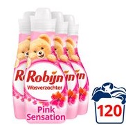 Robijn Pink Sensation Vloeibaar Wasverzachter - 4 x 30 wasbeurten - Voordeelverpakking
