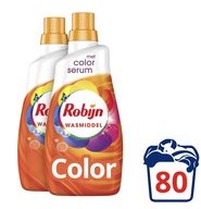Robijn Klein & Krachtig Color Vloeibaar Wasmiddel - 2 x 40 wasbeurten - Voordeelverpakking