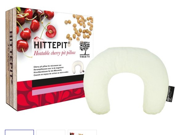 Treets Hittepit Kersenpitkussen - U-model - Wit