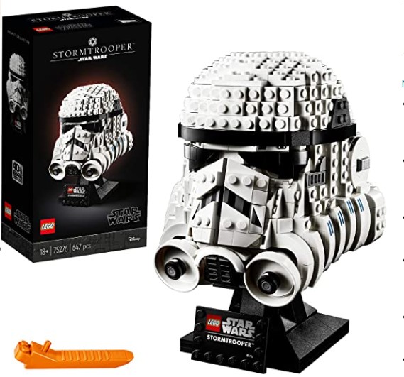 LEGO 75276 Star Wars Stormtrooper helm Expositie bouwset, Geavanceerd verzamelobject cadeau voor volwassenen