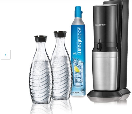 SODASTREAM Bruiswatertoestel Crystal Black MegaPack