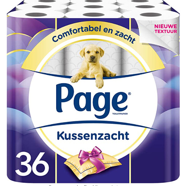 Page wc papier - Kussenzacht - 36 rollen - Voordeelverpakking