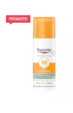 Eucerin Sun Oil Control Spf50+ Onzuivere Huid Dry Touch Zonnegel-crème 50ml