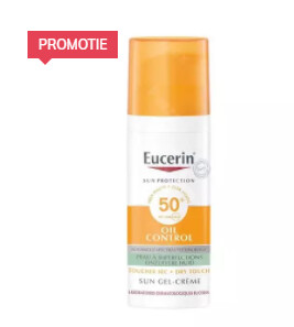 Eucerin Sun Oil Control Spf50+ Onzuivere Huid Dry Touch Zonnegel-crème 50ml
