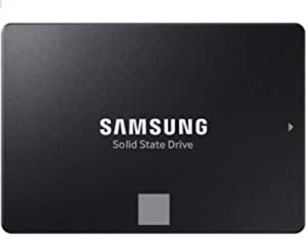 Samsung SSD 870 EVO, 1 TB, Vormfactor 2.5", Intelligent Turbo Write, Magician 6 Software, Zwart (Interne SSD)