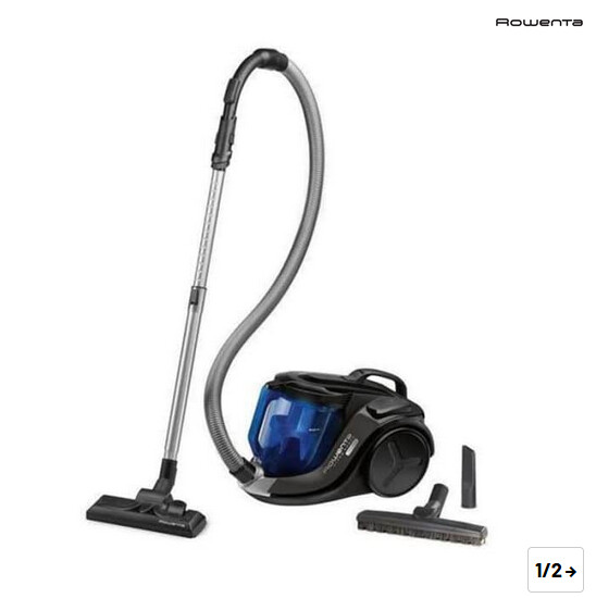 Stofzuiger zonder zak Rowenta - 550W - 72dB
