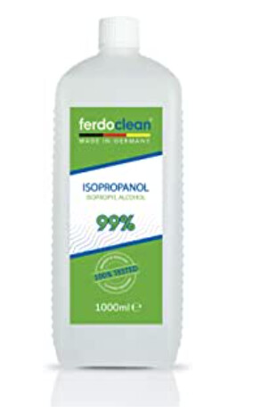 ferdoclean® isopropanol alcohol 99,9% - 1000 ml | IPA 2-propanol isopropylalcohol isopropyl | Reinigingsmiddel 1L