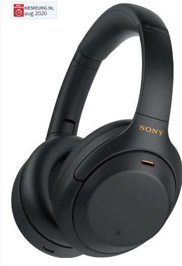 Sony WH-1000XM4 - Draadloze over-ear koptelefoon met Noise Cancelling - Zwart