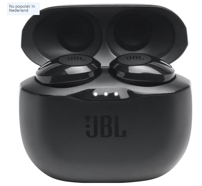 JBL Tune 125TWS Zwart - Volledig draadloze oordopjes