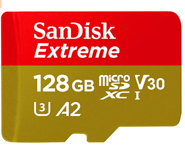 SanDisk SDSQXA1 Extreme Micro SDXC UHS-I Class 10 Geheugen Kaart Met Adapter, 128GB