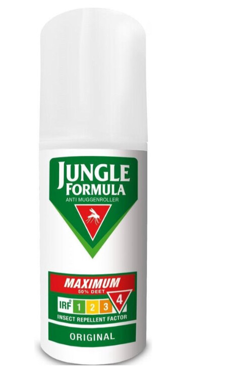 Jungle Formula Maximum Roll on - Muggen roller - 50% DEET - 50ml - Muggenbescherming