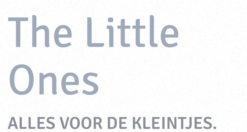 Kortingscode The Little Ones