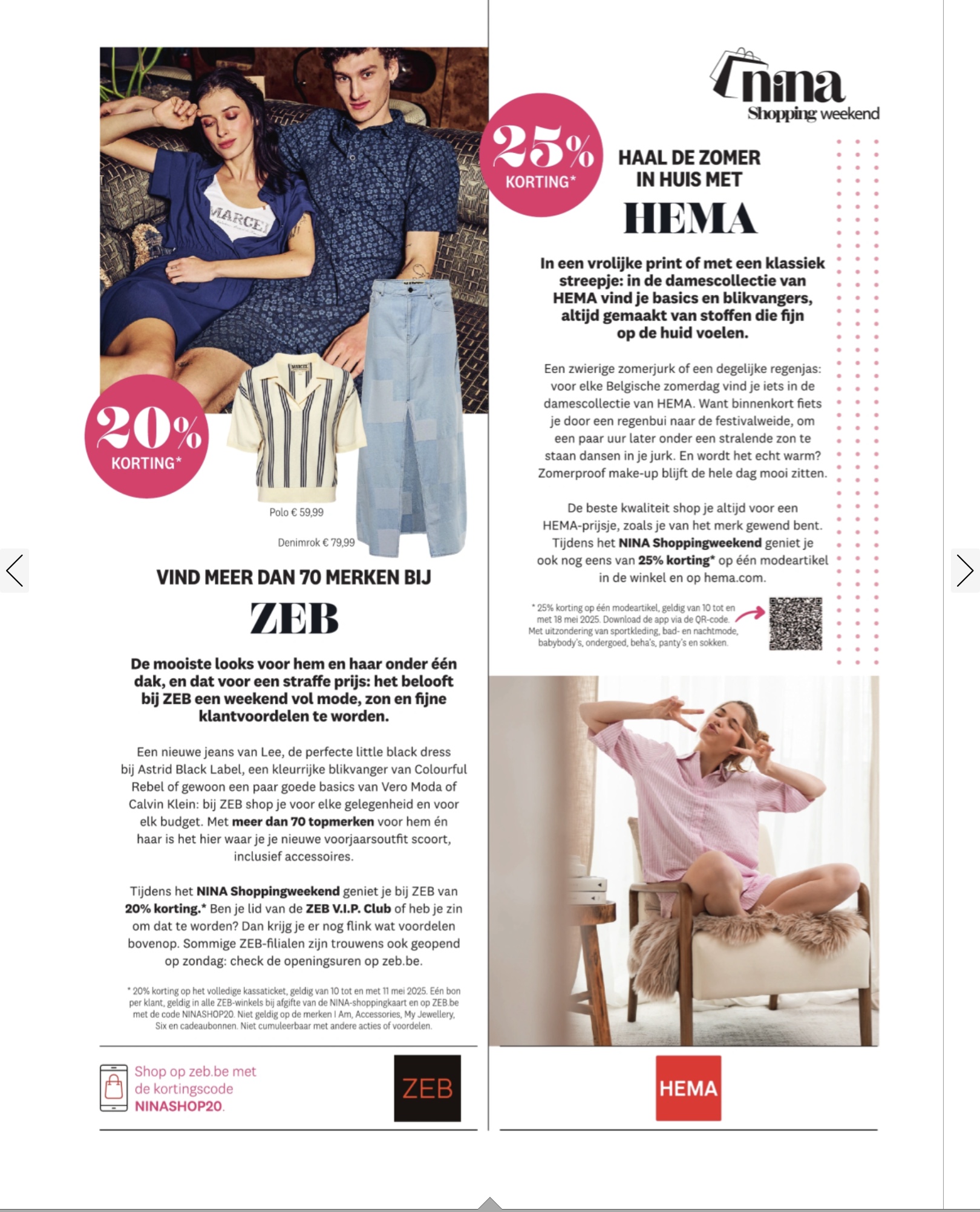 Nina Shopping weekend