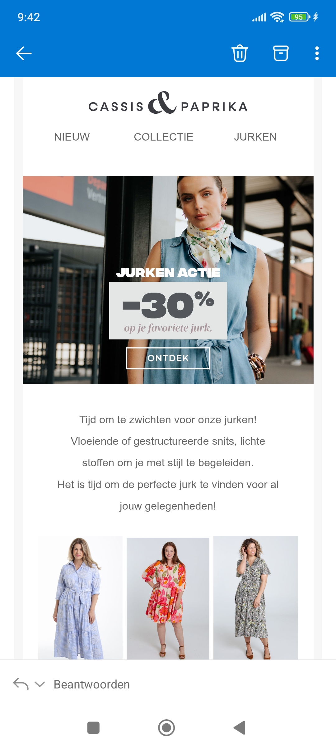 -30% op je favoriete jurk bij paprika