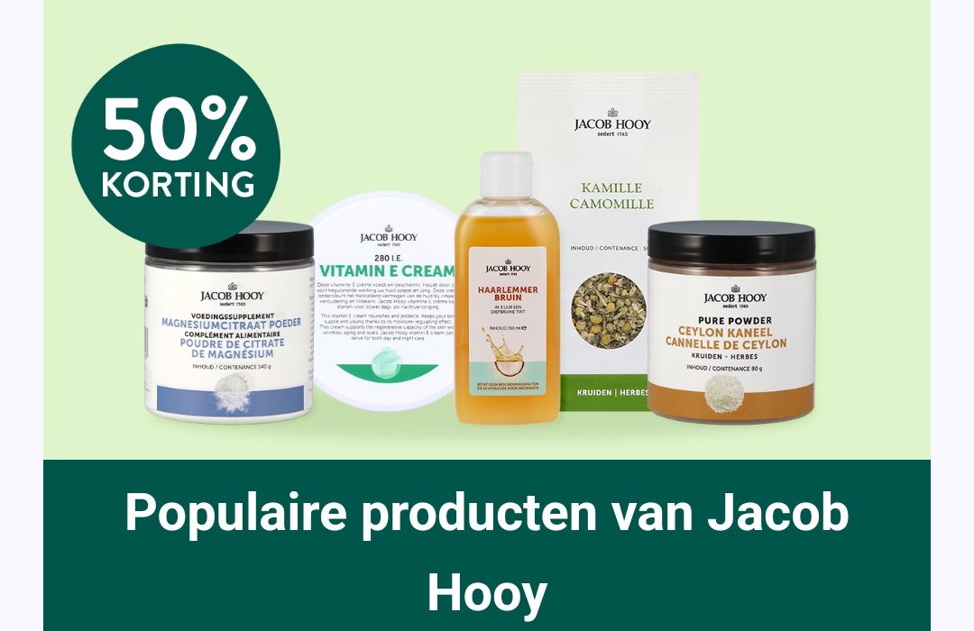 Last van pollen? Koop bij Holland and Barrett Jacob Hoog met 50% korting