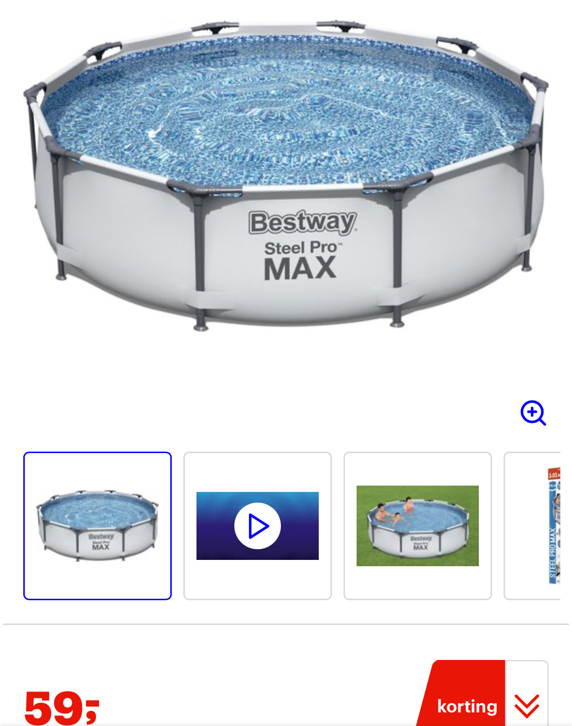 Bestway Steel Pro MAX Zwembad