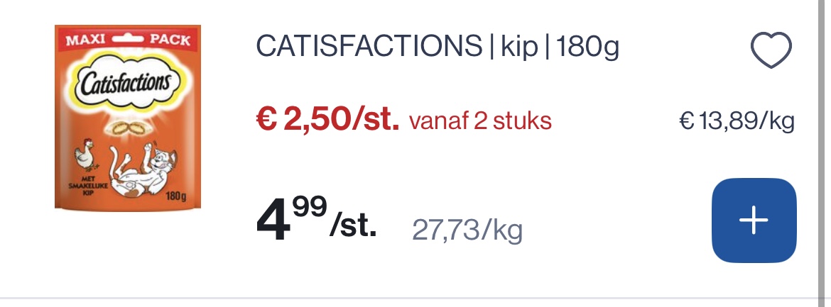 Catisfactions voor katten -50%