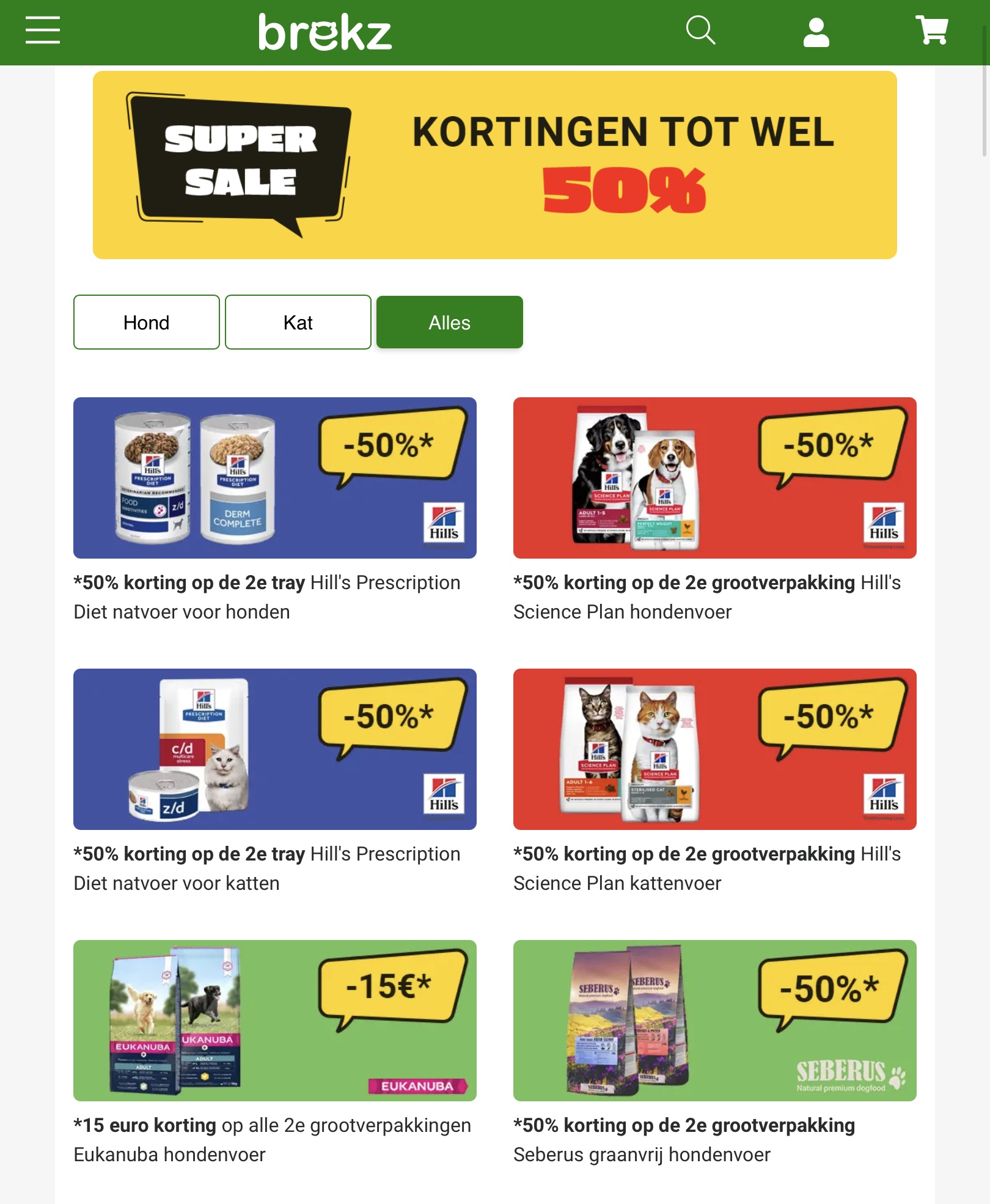 Supersale bij Brekz